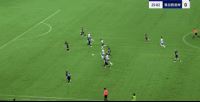 4分钟内2连中柱!内尔松射门再次击中立柱弹出