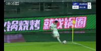  朴志洙俯身头球破门，三镇客场2-2扳平比分！
