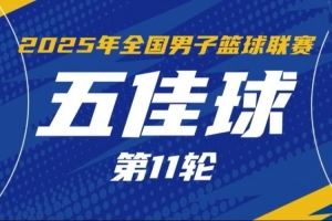  NBL常规赛第11轮五佳球：格洛弗追身大帽 佩科维奇不看人击地秒传